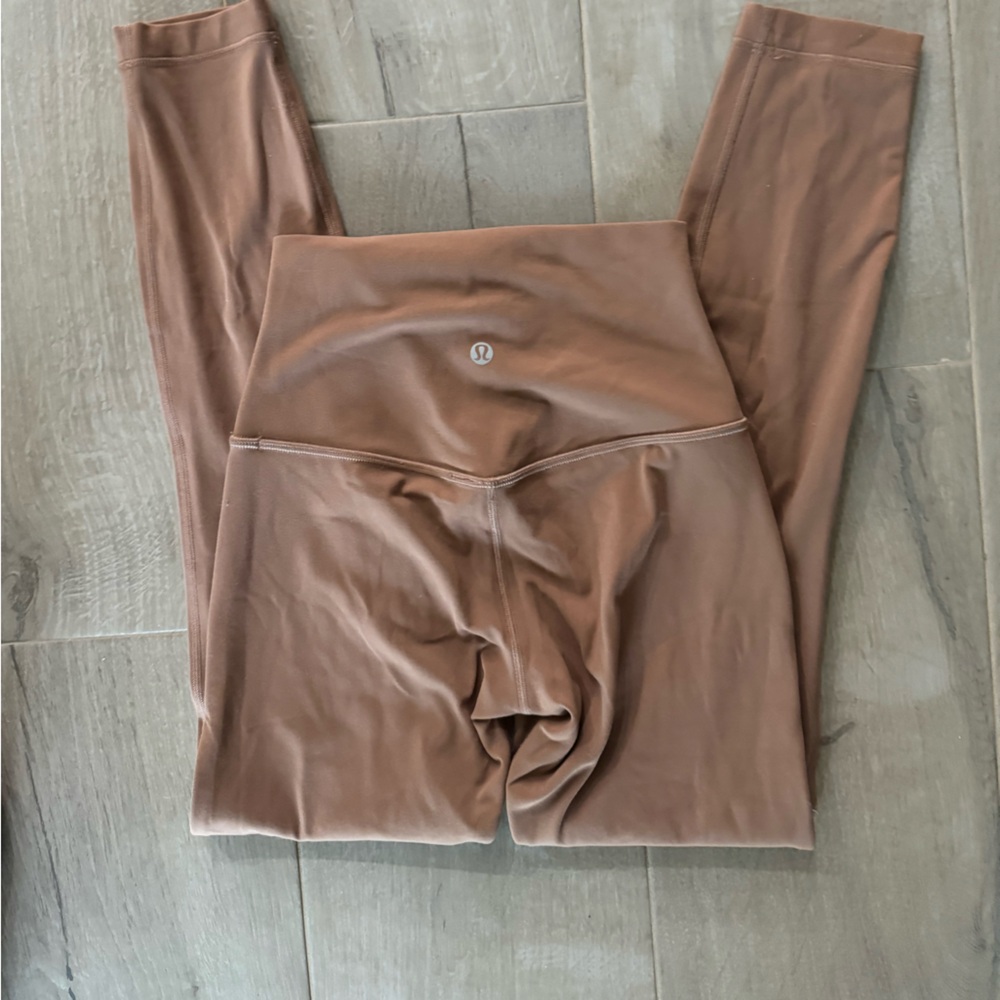 Brown High-Waisted Leggings